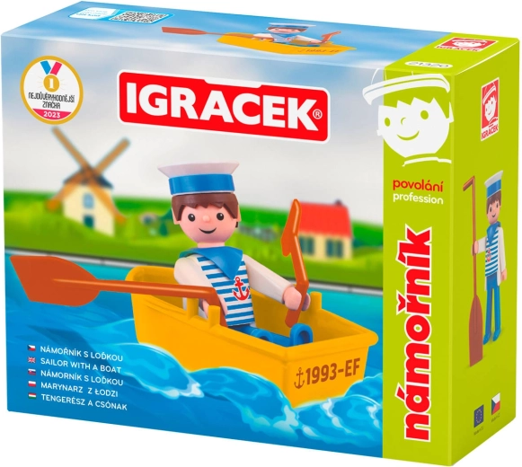 Efko Igráček námořník – set figurka s lodičkou