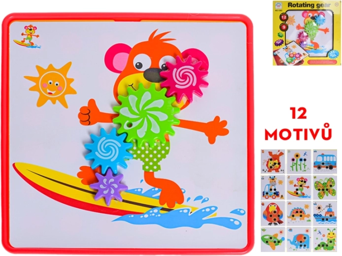 Mozaika s pohyblivými kolečky – kreativní sada pro děti od 3 let