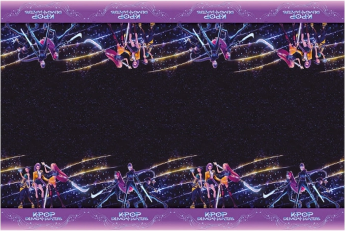 Plastový ubrus Demon Hunters – K-POP motiv 120 × 180 cm