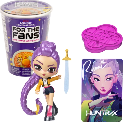 Mattel KPop demon hunters sběratelská figurka překvapení s doplňkem a sběratelskou kartou (ramen)