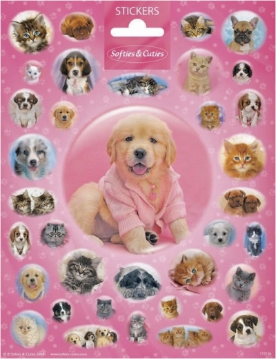 Samolepky Softies & Cuties mláďata