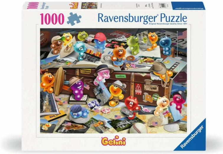 Ravensburger puzzle Gelini: Cestovatelé 1000 dílků