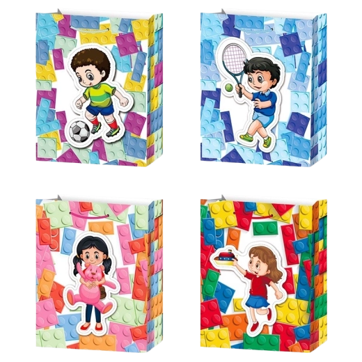 Dárková taška S sportovní motiv