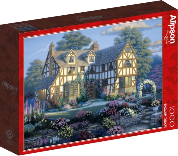Alipson puzzle Anglický tudorovský dům 1000 dílků