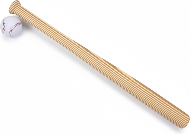 Baseballová pálka s míčkem 59,5 cm - 1 kus