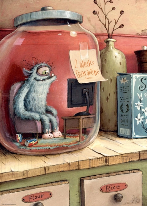 Puzzle Zozoville: Jarantine 1000 dílků