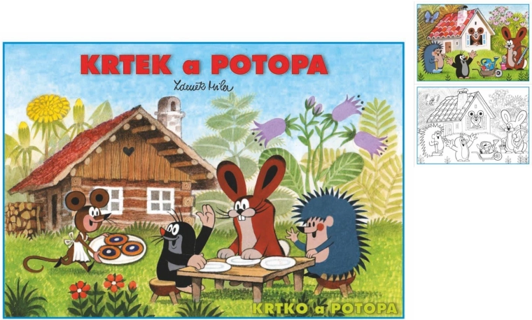 Omalovánky A5 Krtek a potopa
