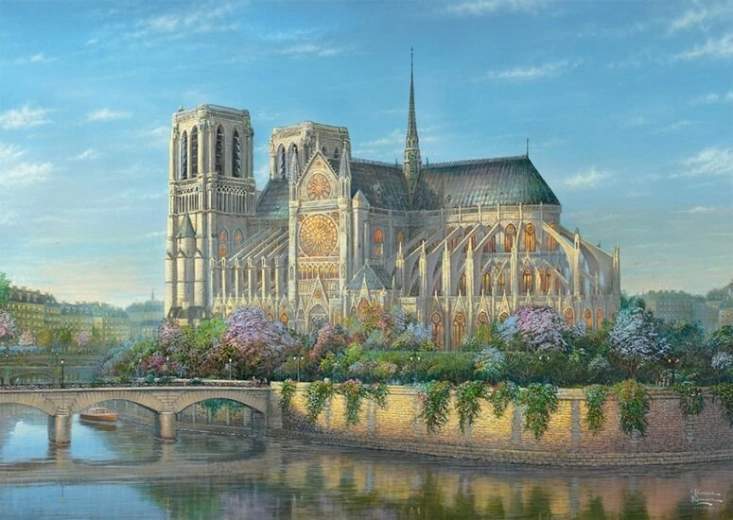 Puzzle Notre-Dame 1000 dílků