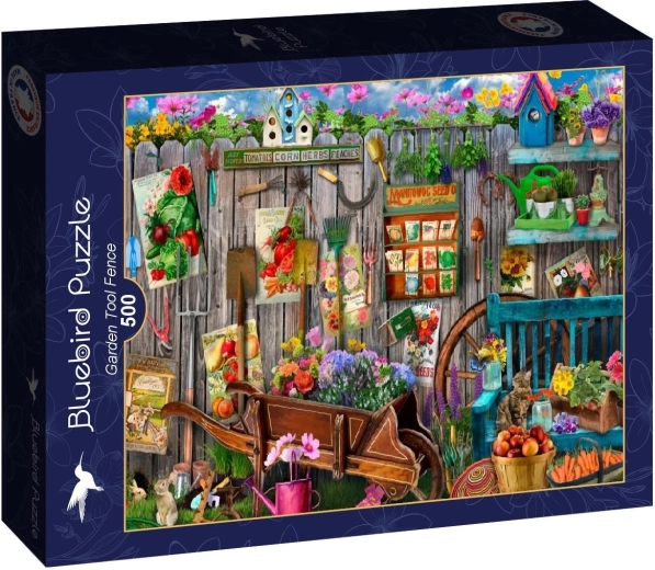 Bluebird puzzle plot se zahradním nářadím 500 dílků