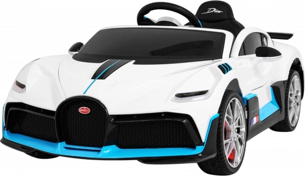 Dětské elektrické auto BUGATTI Divo 12V s dálkovým ovládáním, EVA koly a LED