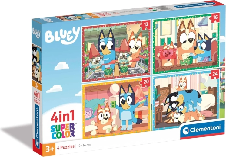 Puzzle 4 v 1 bluey