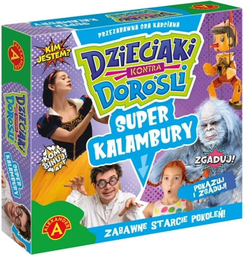 Super kalambury: Děti vs. dospělí – rodinná párty hra