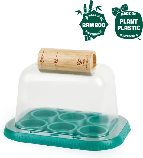 Hape Nature Fun bambusový skleník pro malé zahradníky