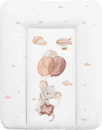 Ceba baby měkká přebalovací podložka Basic Mouse 50 × 70 cm