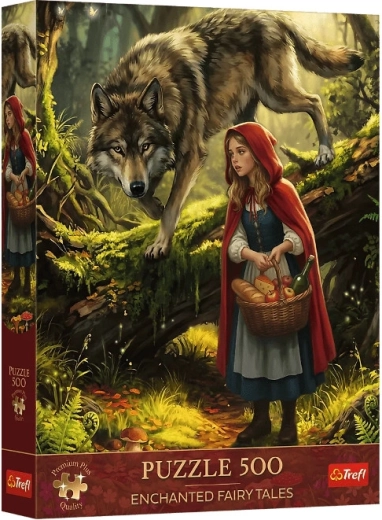Puzzle Premium Plus 500 červená karkulka a vlk