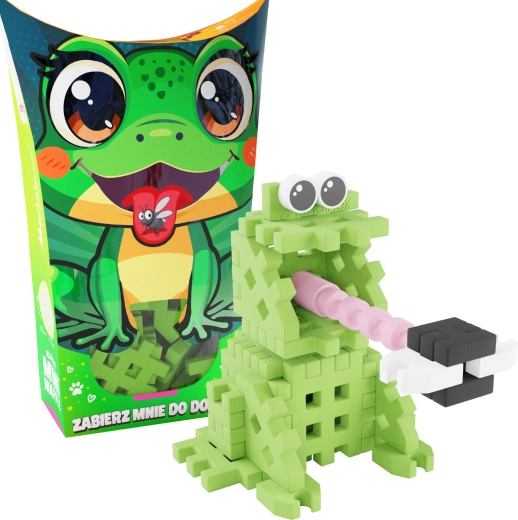 Stavebnice Mini Waffle Pocket Pets – žabka