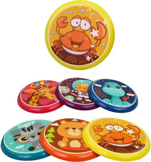 Dětské plastové frisbee s obrázkem zvířátka - 1 kus