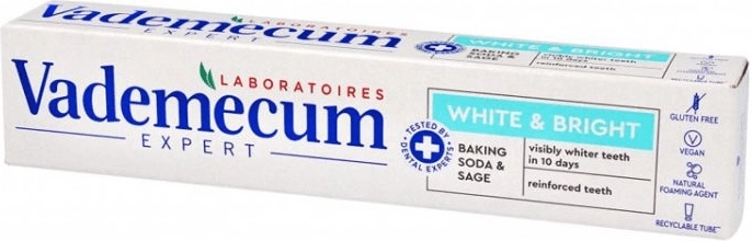 Vademecum Expert White & Bright bělicí zubní pasta 75 ml