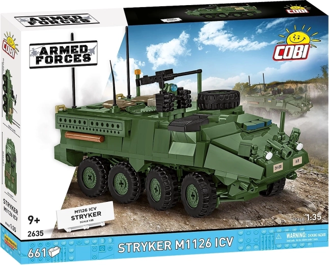 Cobi armed forces obrněný transportér Stryker M1126 ICV 1:35 (661 dílků)