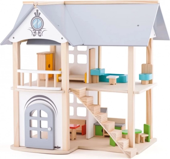 Domeček pro panenky s nábytkem Villa Isabelle