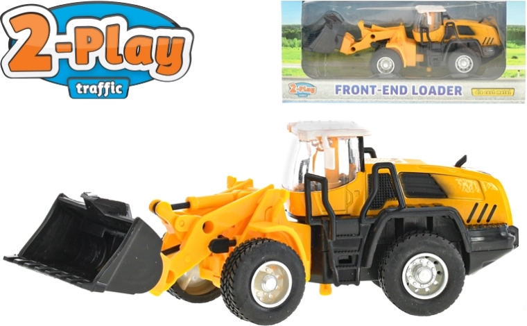2-Play Traffic kovový nakladač 16,5 cm se zpětným chodem