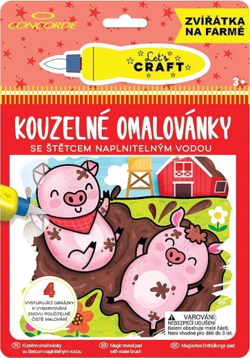 Kouzelné omalovánky CONCORDE – zvířátka na farmě