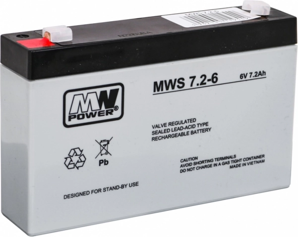 Akumulátor AGM 6 V 7,2 Ah