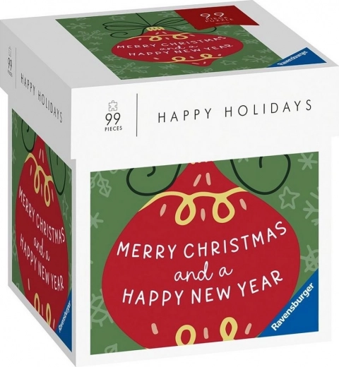 Ravensburger puzzle Merry Christmas & Happy New Year 99 dílků