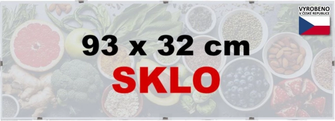 Rám na puzzle BFHM Euroclip 93x32 cm sklo