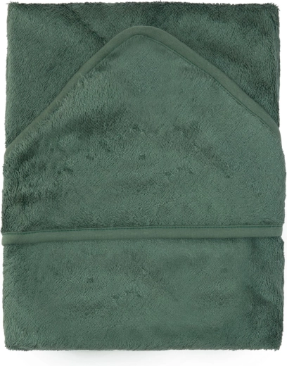 Timboo osuška s kapucí XXL 95 × 95 cm aspen green