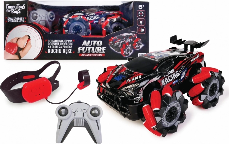 RC auto Future ovládané rukou