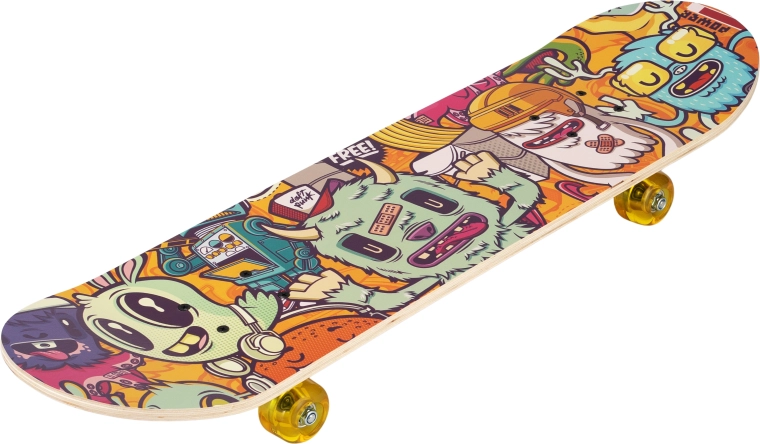 Skateboard Monsters 31" – barevné příšerky