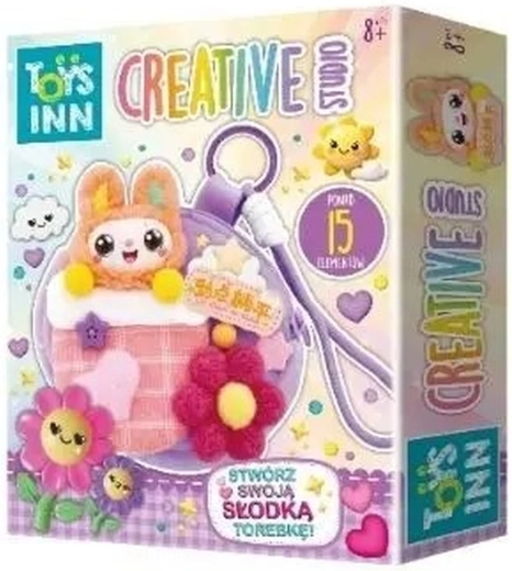 Kreativní sada Toys Inn mini kabelka fialová