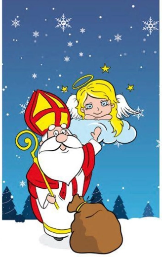 Mikulášský celofánový sáček s křížovým dnem 18 × 36 cm