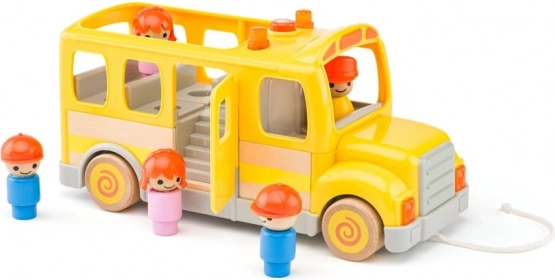 Veselý školní autobus se světly a zvuky Woody