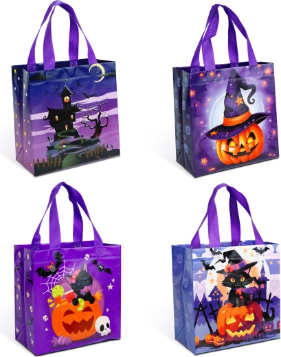 Halloween taška se 4 motivy - 1 kus