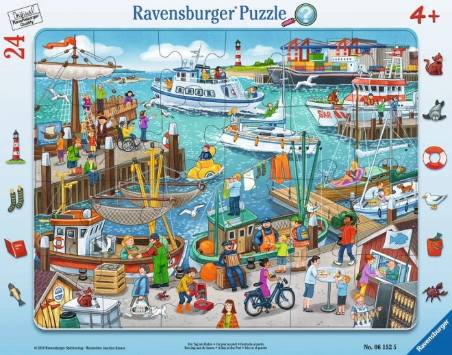 Ravensburger Puzzle Den v Přístavu 24 Dílů