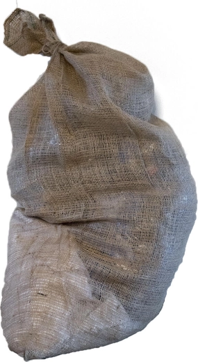 Jutový pytel s úvazkem 110 × 60 cm
