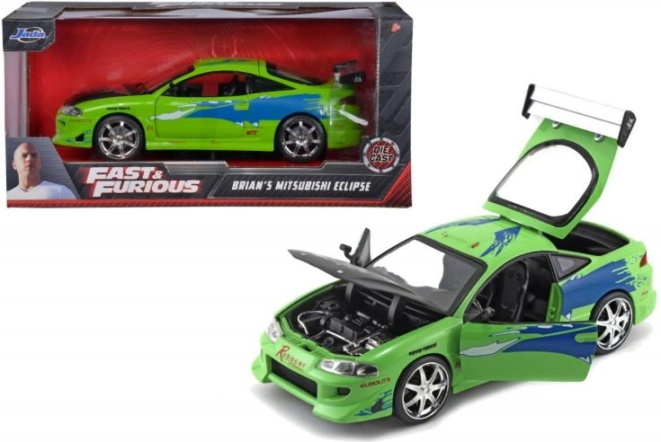 Kovový model auta Mitsubishi Eclipse 1995 1:24 – Rychle a zběsile