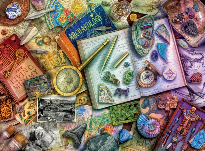 Ravensburger Puzzle Stůl Archeologa, 500 dílků