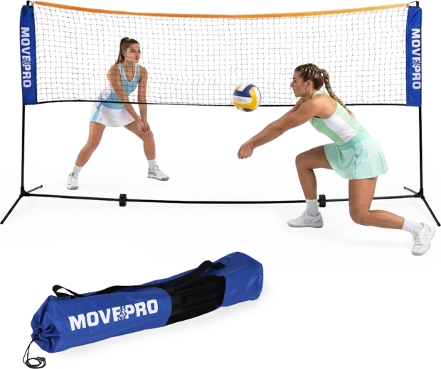Movep​ro univerzální skládací sportovní síť 3v1 305 × 140 cm s taškou