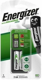 Energizer mini nabíječka AA/AAA + 2× AA Power Plus 2000 mAh