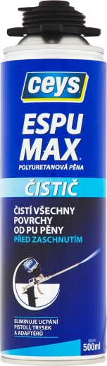 Čistič PUR pěny CEYS 500 ml