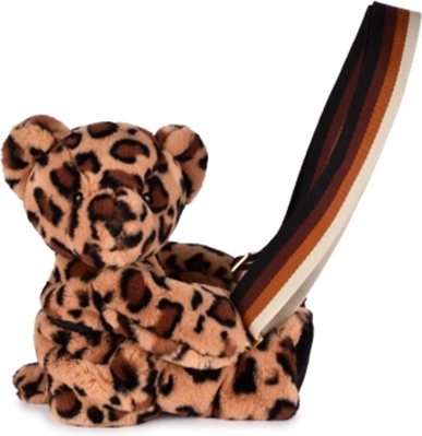Doudou plyšová taška přes rameno leopard 30 cm