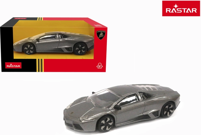 Model auta Rastar Lamborghini Reventon šedý 1:43 - 1 kus