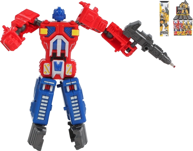 Robotická propiska 14 cm – zábavné kuličkové pero s pohyblivými pažemi