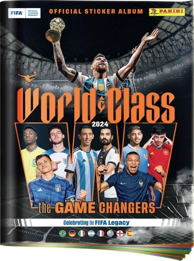 Panini World Class 2024 sběratelské samolepkové album se samolepkami