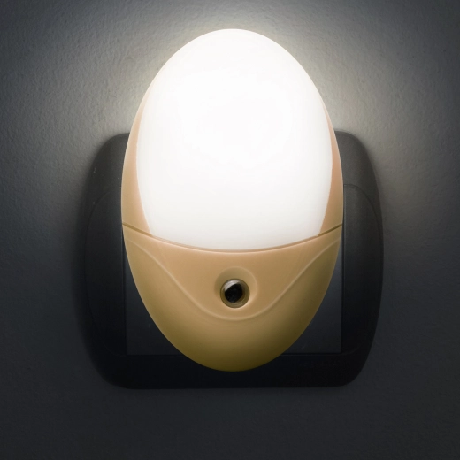 Phenom LED noční orientační světlo se světelným senzorem žluté