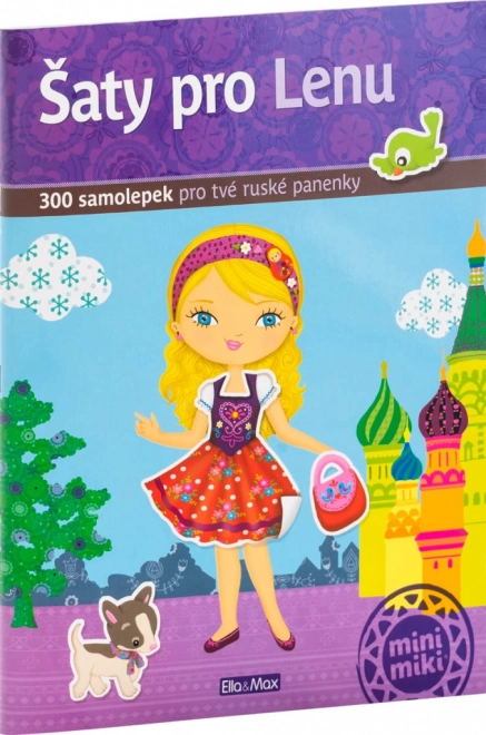 Šaty pro Lenu – kniha samolepek