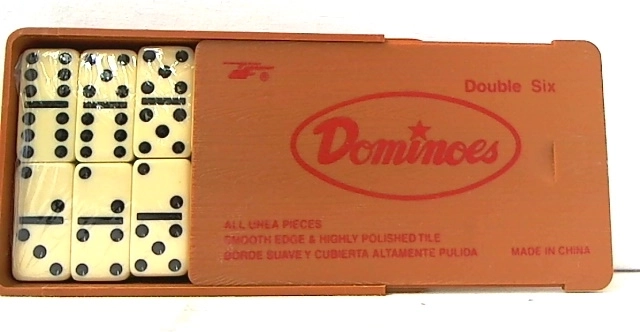 Klasické domino v kostěném stylu